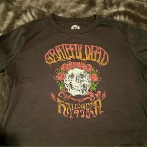 Grateful Dead Black and Red Short Sleeve Tee